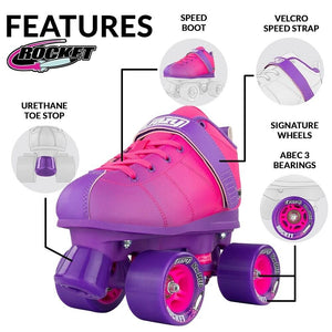 Crazy Rocket Pro - Pink/Purple - Roller Skate