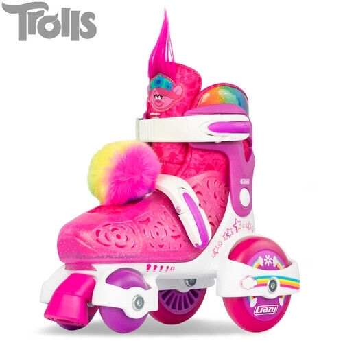 Crazy Trolls World Tour Klip Klop Adjustable Skates - WAS $129