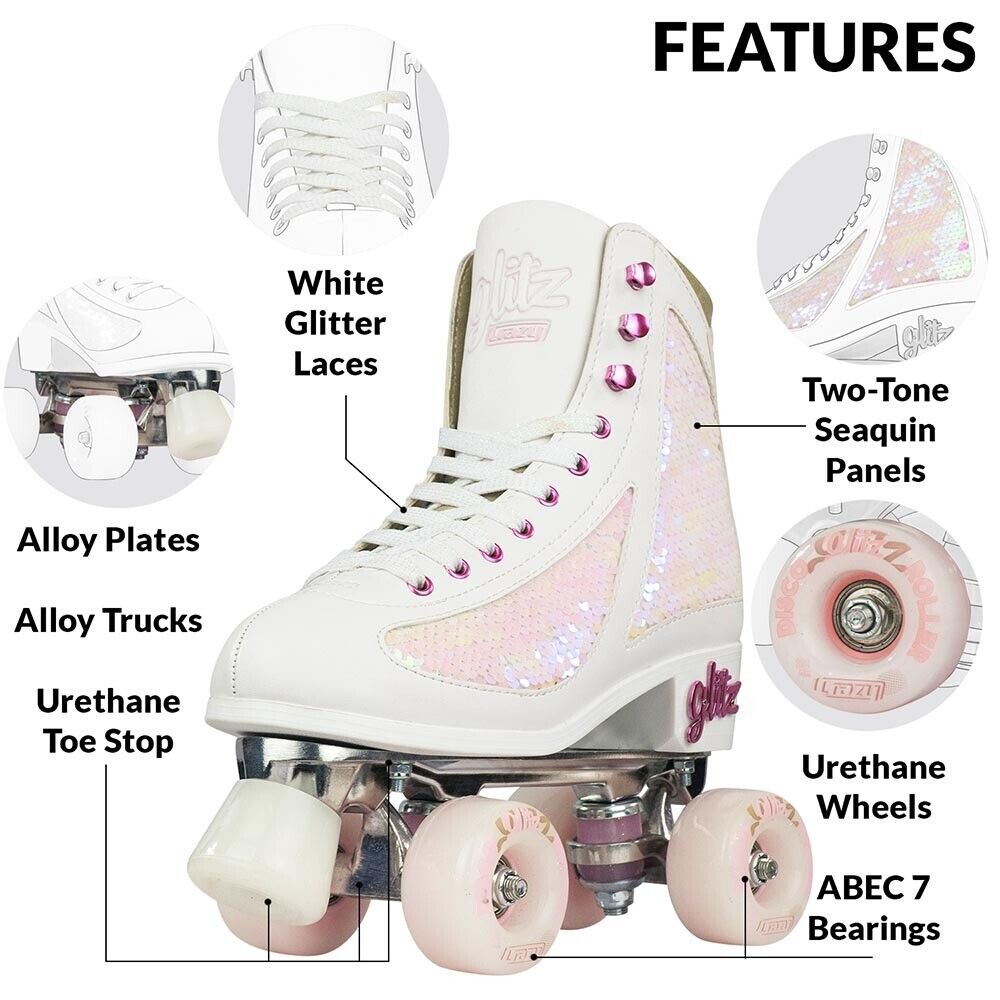 CRAZY GLITZ ROLLER SKATES