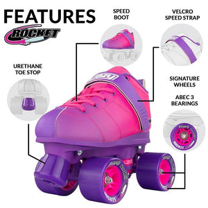 Crazy Rocket Pro - Pink/Purple - Roller Skate - SALE - was $149