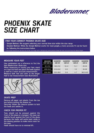 Bladerunner Phoenix G - Kids Adjustable skates