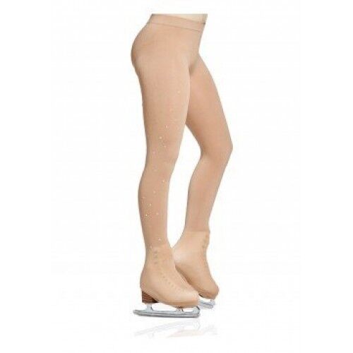 MONDOR Rhinestone Skating Tights- Caramelo